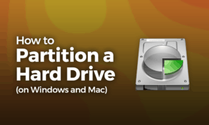 How To Partition A Hard Drive